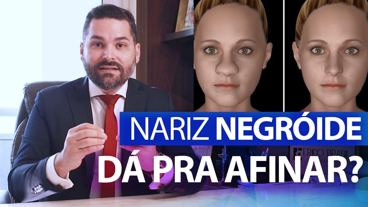 Dá pra afinar nariz negroide? | É possível deixar o nariz negróide mais fino?