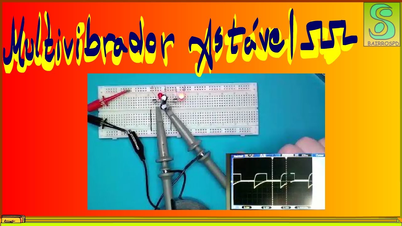 MULTIVIBRADOR ASTÁVEL COM TRANSISTOR INCREMENTADO