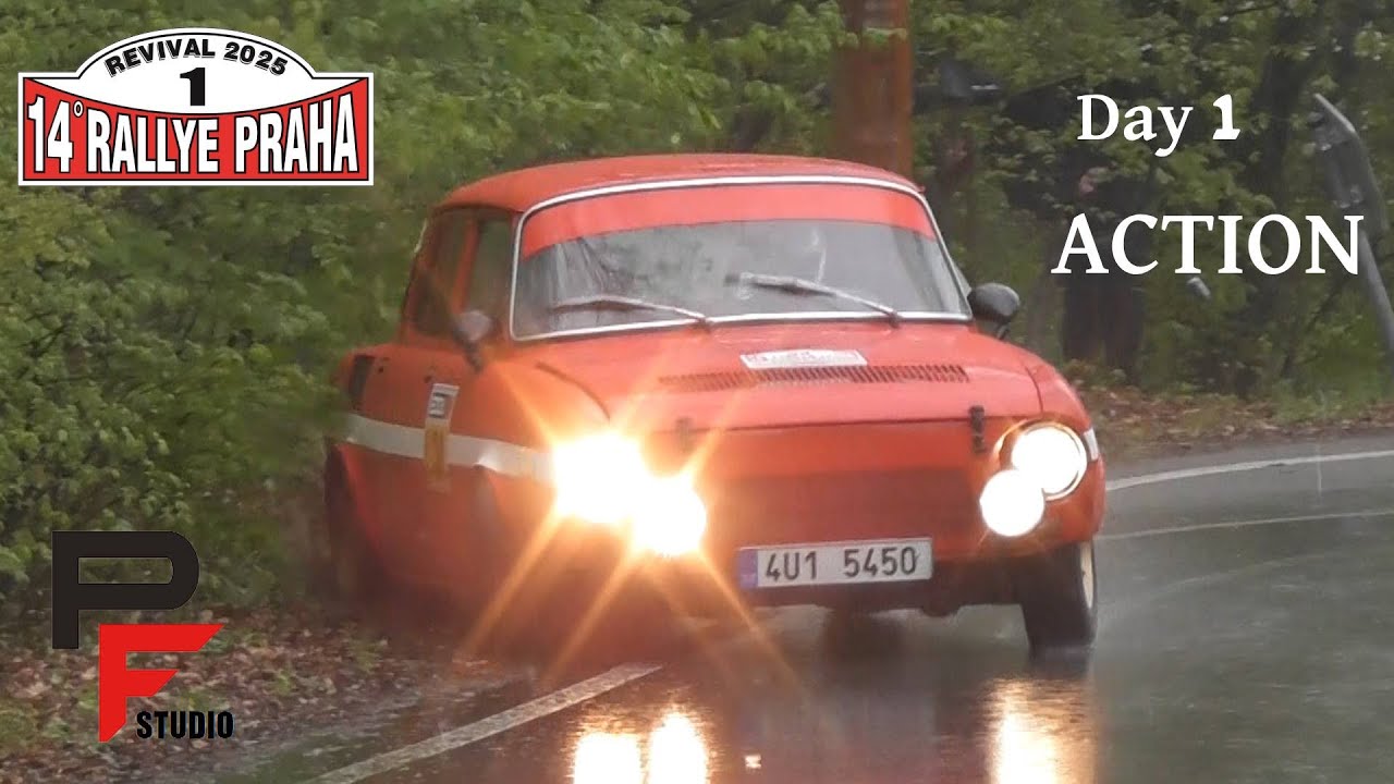 XIV. Rallye Praha Revival 2025 - Day 1 - SS 01,02 (Hillclimb) - ACTION