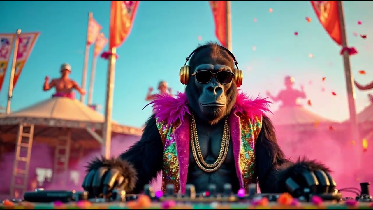 Gorilla DJ | CARNIVAL IN BRAZIL | Amapiano Jungle Groove 🪘🦍 | Tribal House Instrumental |