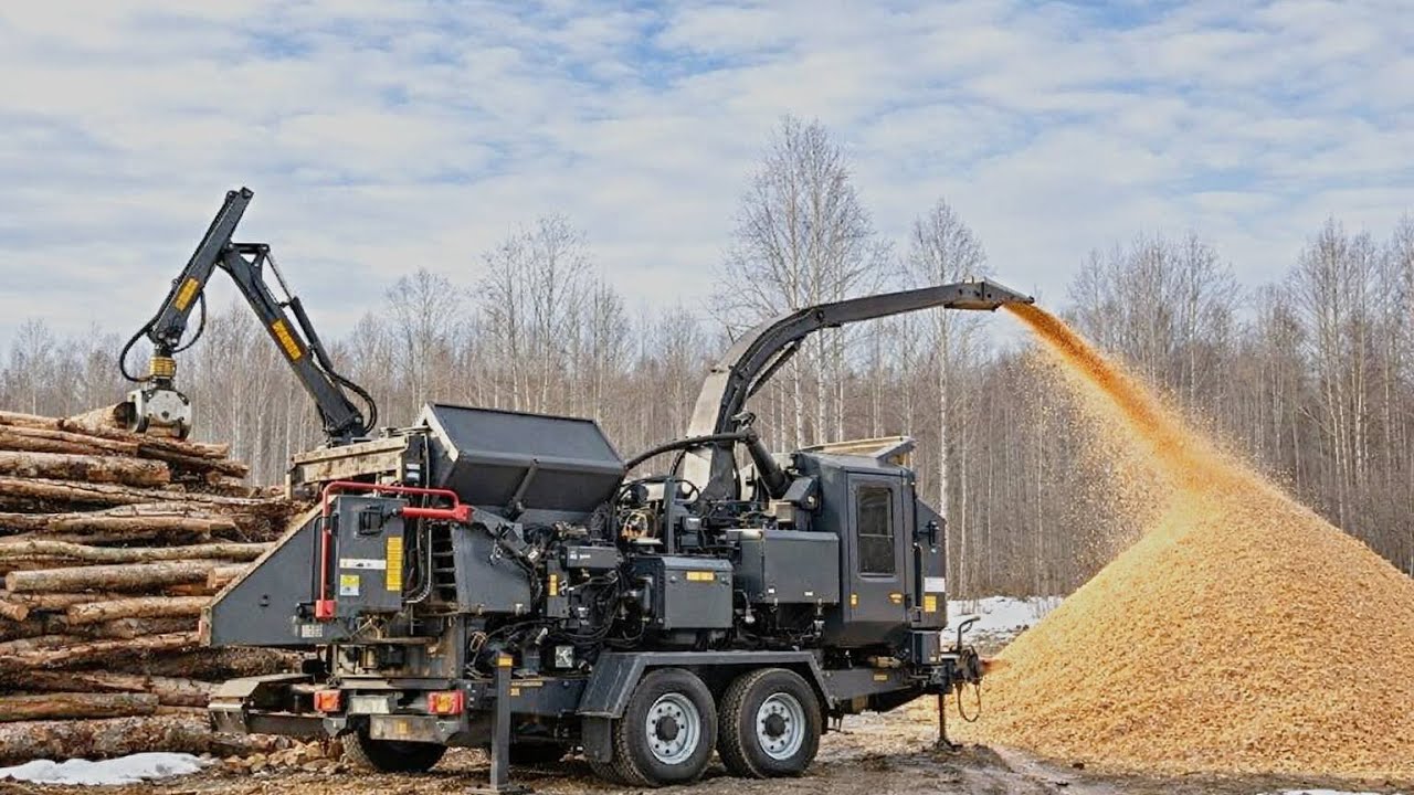 Extreme Industrial Shredders & Wood Chippers | Nothing Survives the Blades