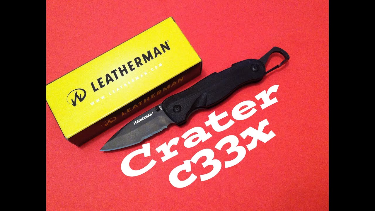 Leatherman Crater c33x Knife Review