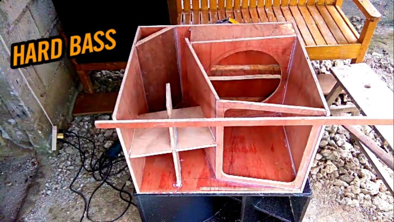 Building a Subwoofer MCV Box for HARD BASS | How to make MCV Box12 inches using 1/2 marine plywood