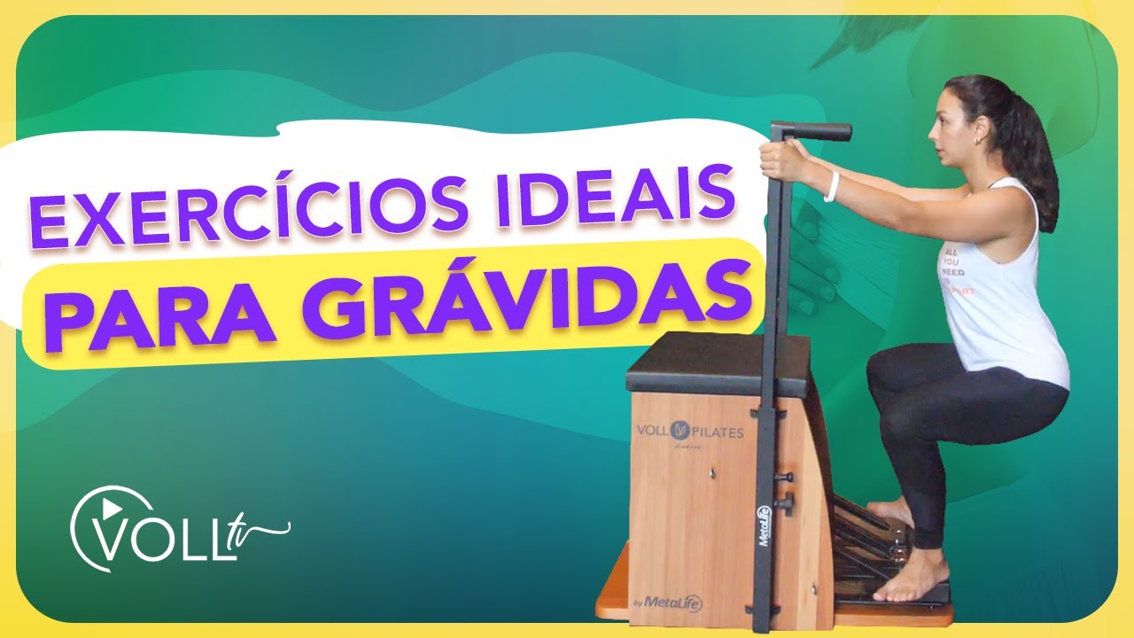 8 exercícios de Pilates para gestantes na Chair
