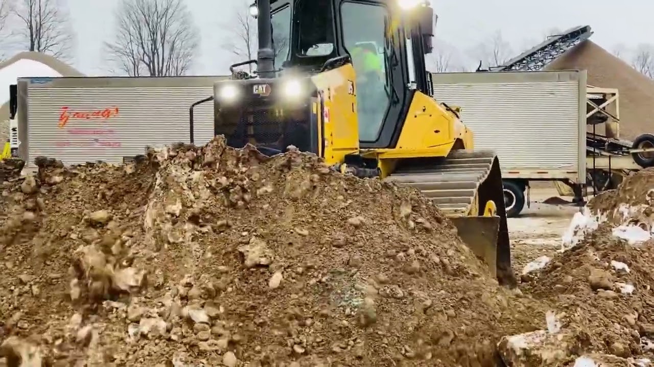 CAT D5 Next Gen Dozer Pushing