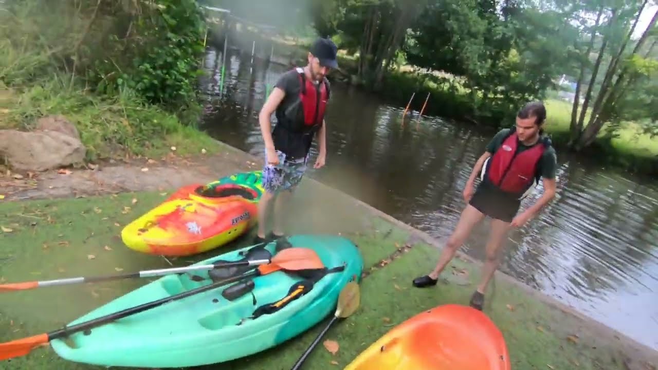 20230801 kayak Pont d'Ouilly en famille
