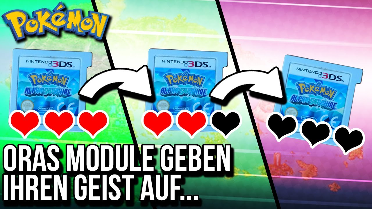 Warum einige Pokemon Omega Rubin und Alpha Saphir Module plötzlich den Geist aufgeben!