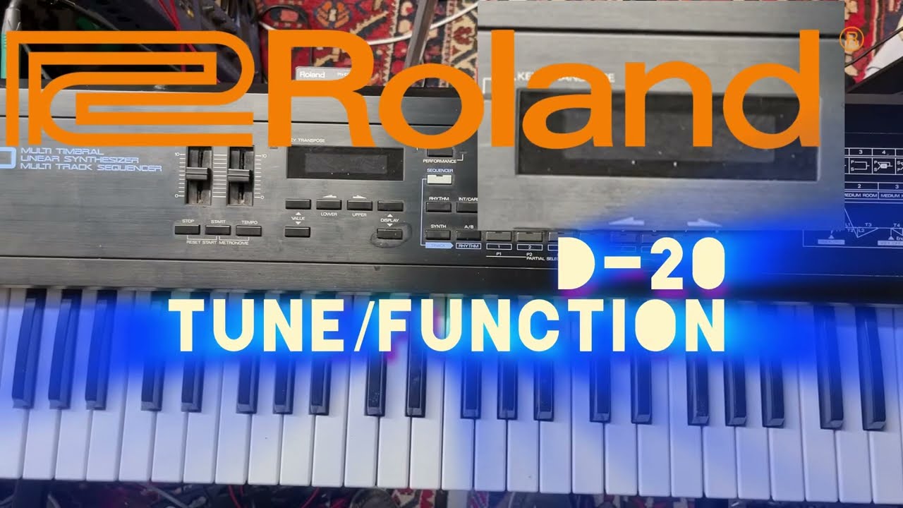 Roland D-20 Tune / function feature.  Split mode, transpose, Reverb