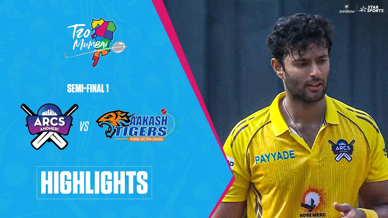 ARCS Andheri march into the Final with a win over Aakash Tigers MWS | Highlights | #T20MumbaiLeague