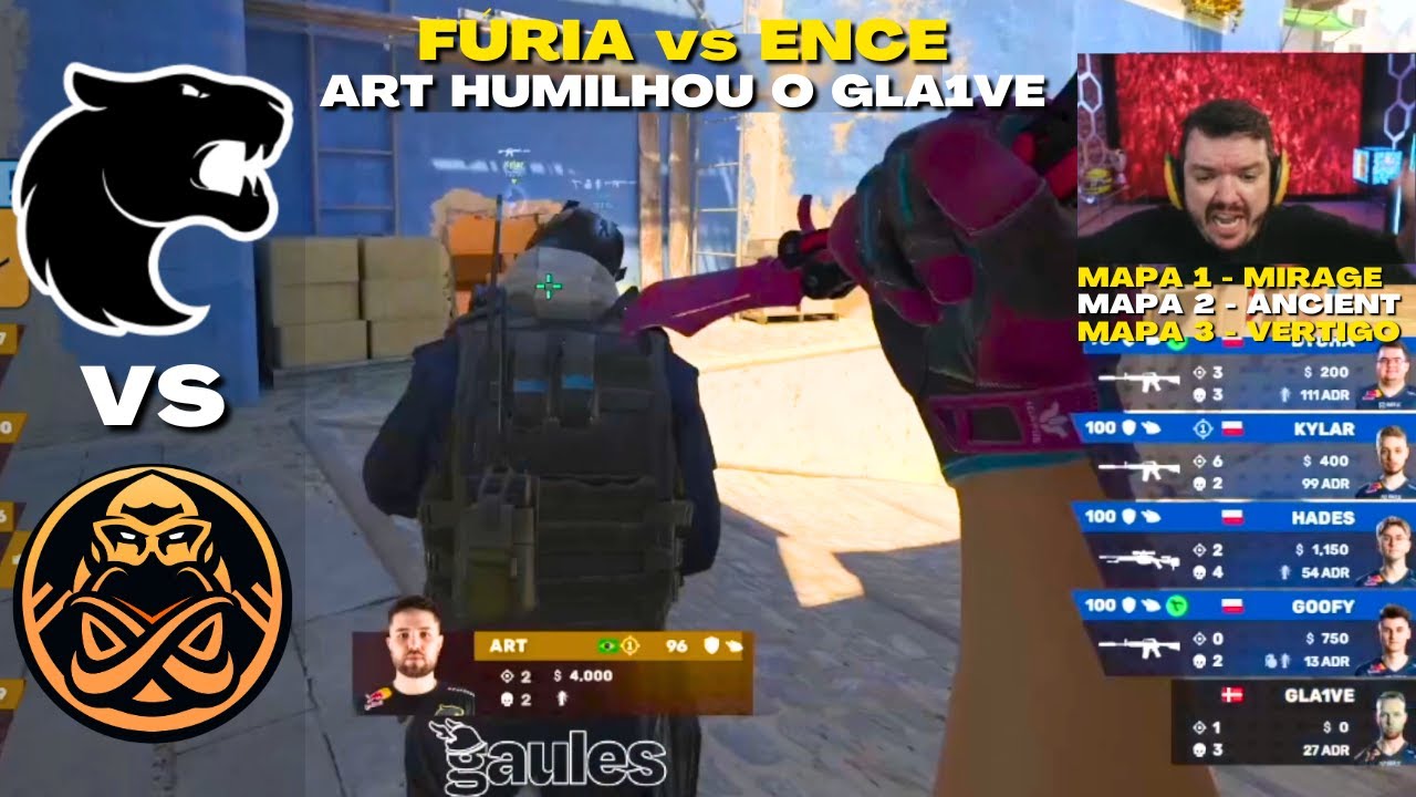 FURIA vs ENCE (Jogo Completo) PGL CS2 Major Copenhagen 2024 Opening Stage