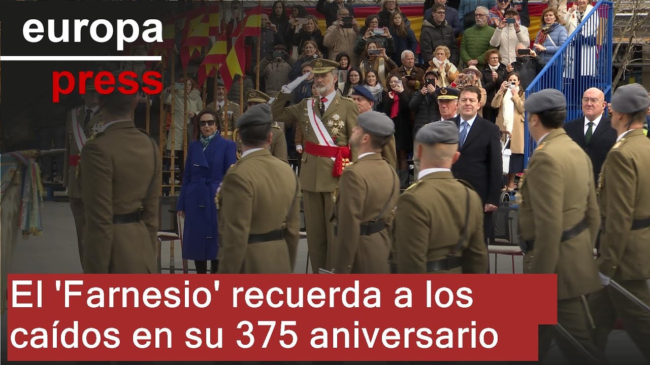 El 'Farnesio' conmemora su 375 aniversario ante miles de vallisoletanos y recuerda a los caídos
