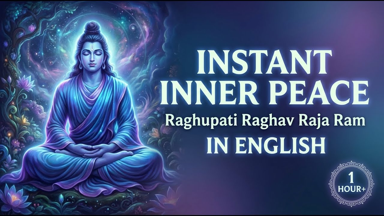 Powerful Lord Ram Mantra to Manifest Inner Peace Listen Daily | Raghupati Raghav Raja Ram In English