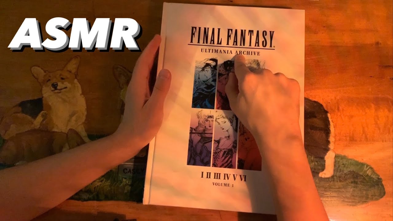 ASMR Final Fantasy Ultimania Art Book Show-and-Tell - Vol. 1 - Whispered
