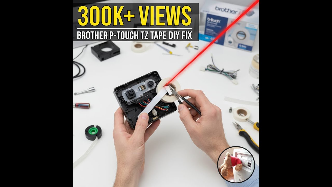 || DIY || Fixing Brother P-touch tz tape cartridge issue fix - latest updated