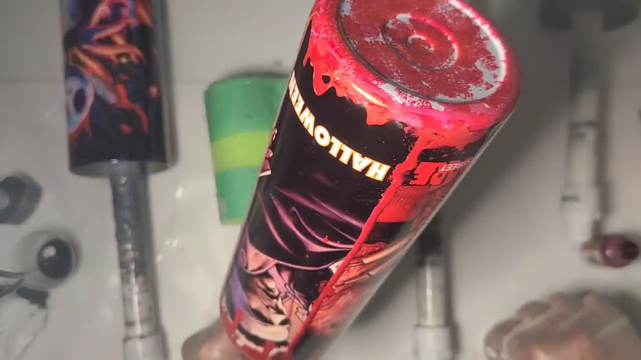 Fixing my first bad sublimation tumblers with inks, epoxy and diamond dust.