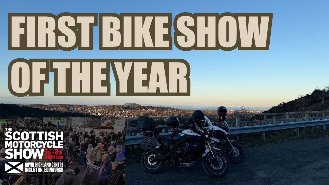 Our First Motorcycle Show this year in Edinburgh! (Scottish Motorcycle Show + Dean Bridge Ride)