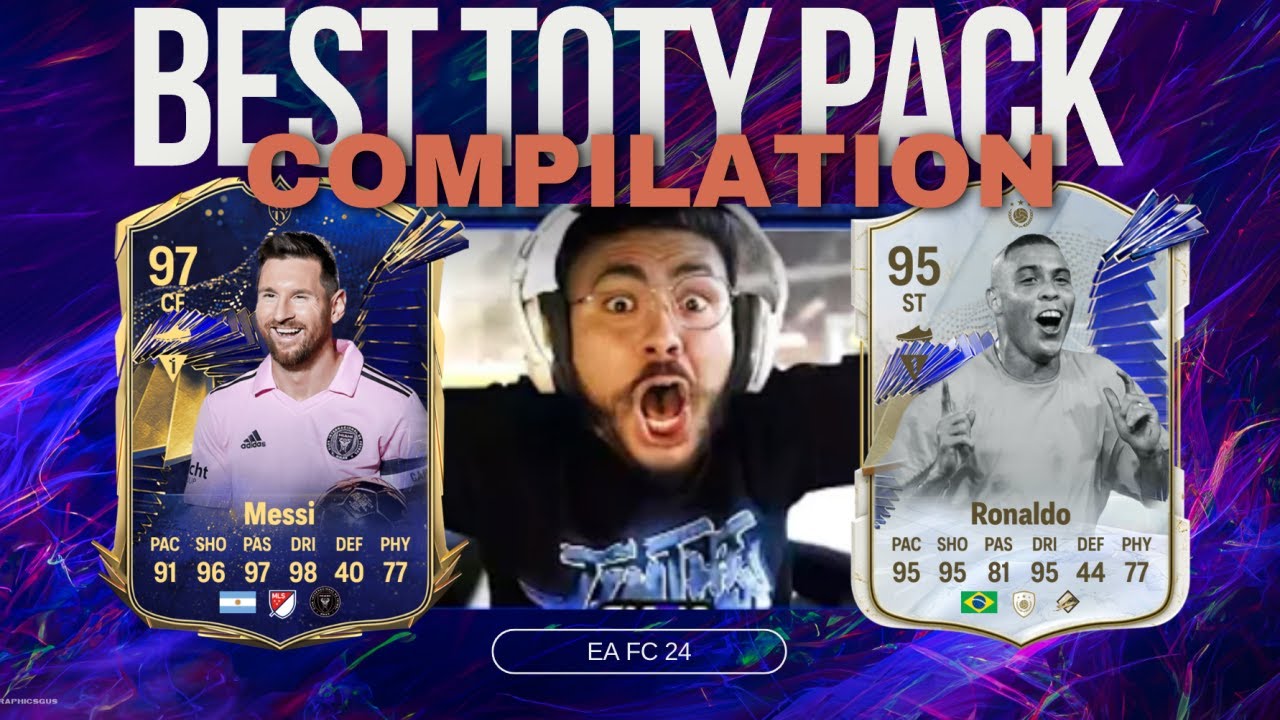 EAFC 24 BEST TOTY PACKS COMPILATION