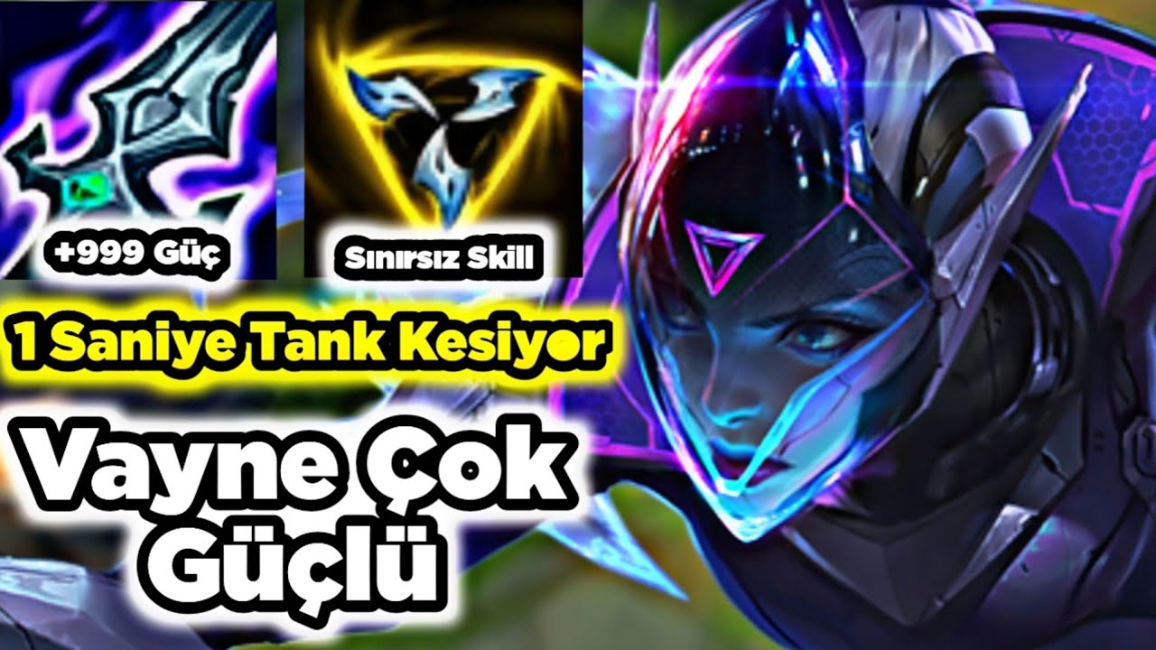 Tankları Bile 1 Saniyede Kesen Vayne Bu Hasar Çok Çok Fazla Ve Muhteşem Wild Rift
