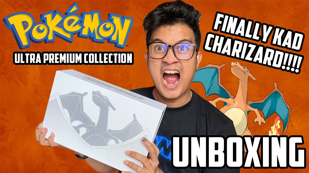 POKEMON ULTRA PREMIUM COLLECTION CHARIZARD UNBOXING! FINALLY KAD CHARIZARD!!