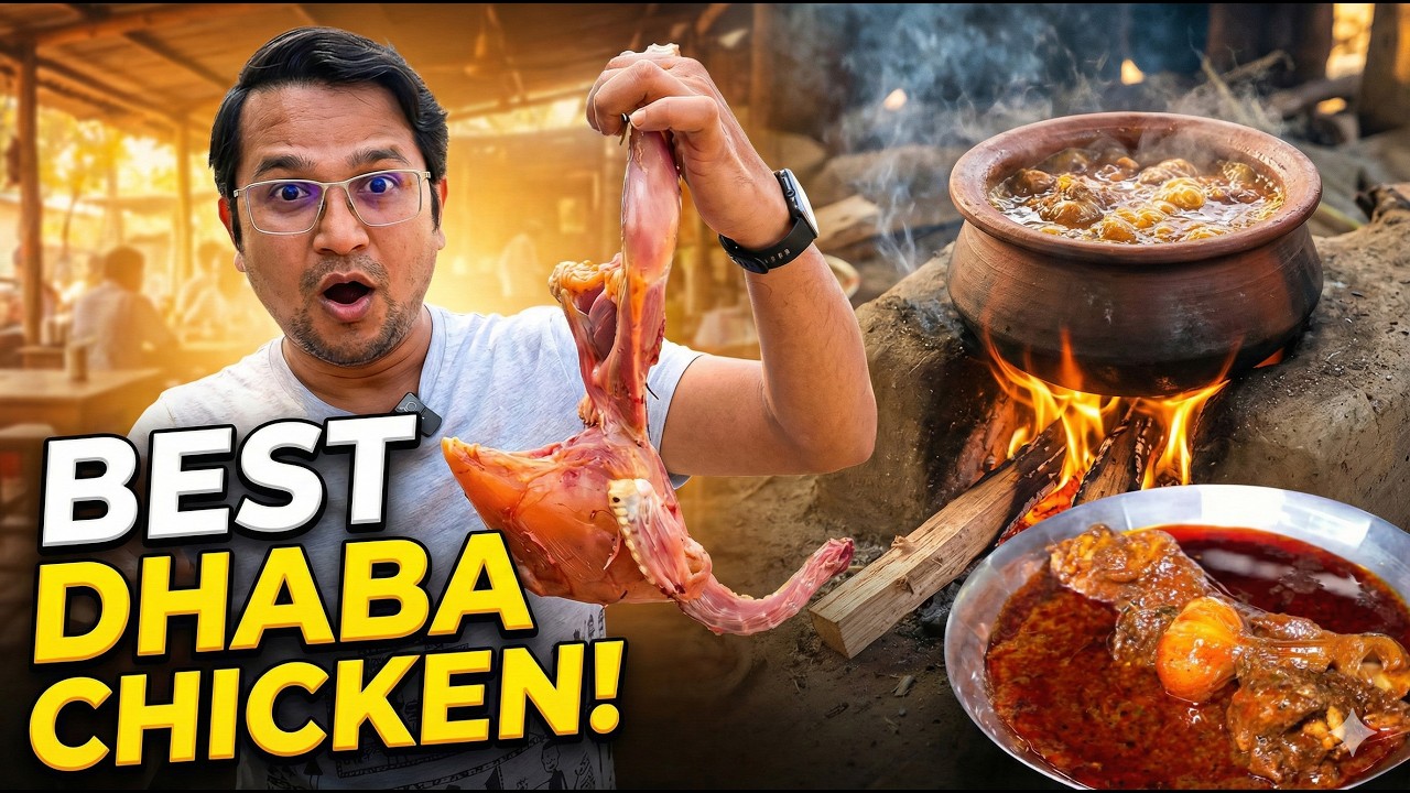 I Ate at a Traditional Maharashtrian Dhaba for the First Time at Chacha ka Dhaba Beed!