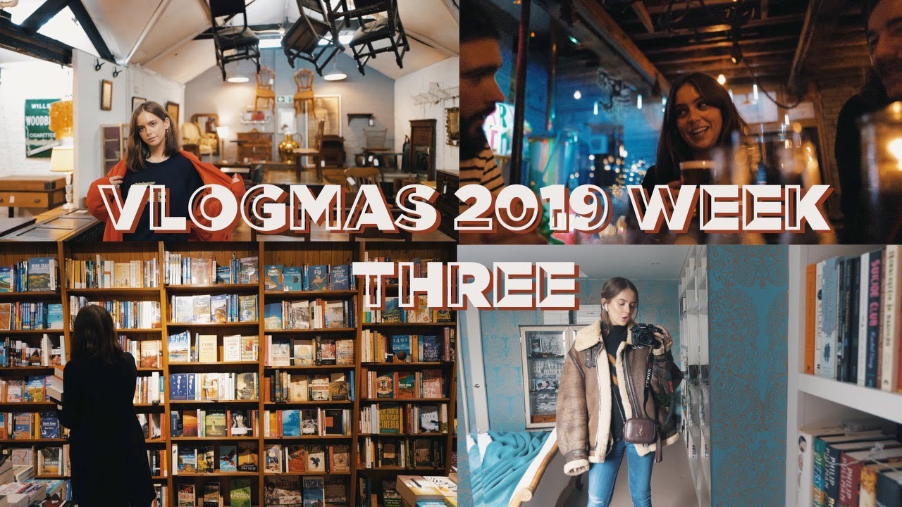VLOGMAS 2019 WEEK THREE: FESTIVITIES + BONUS BOOK HAUL | sunbeamsjess