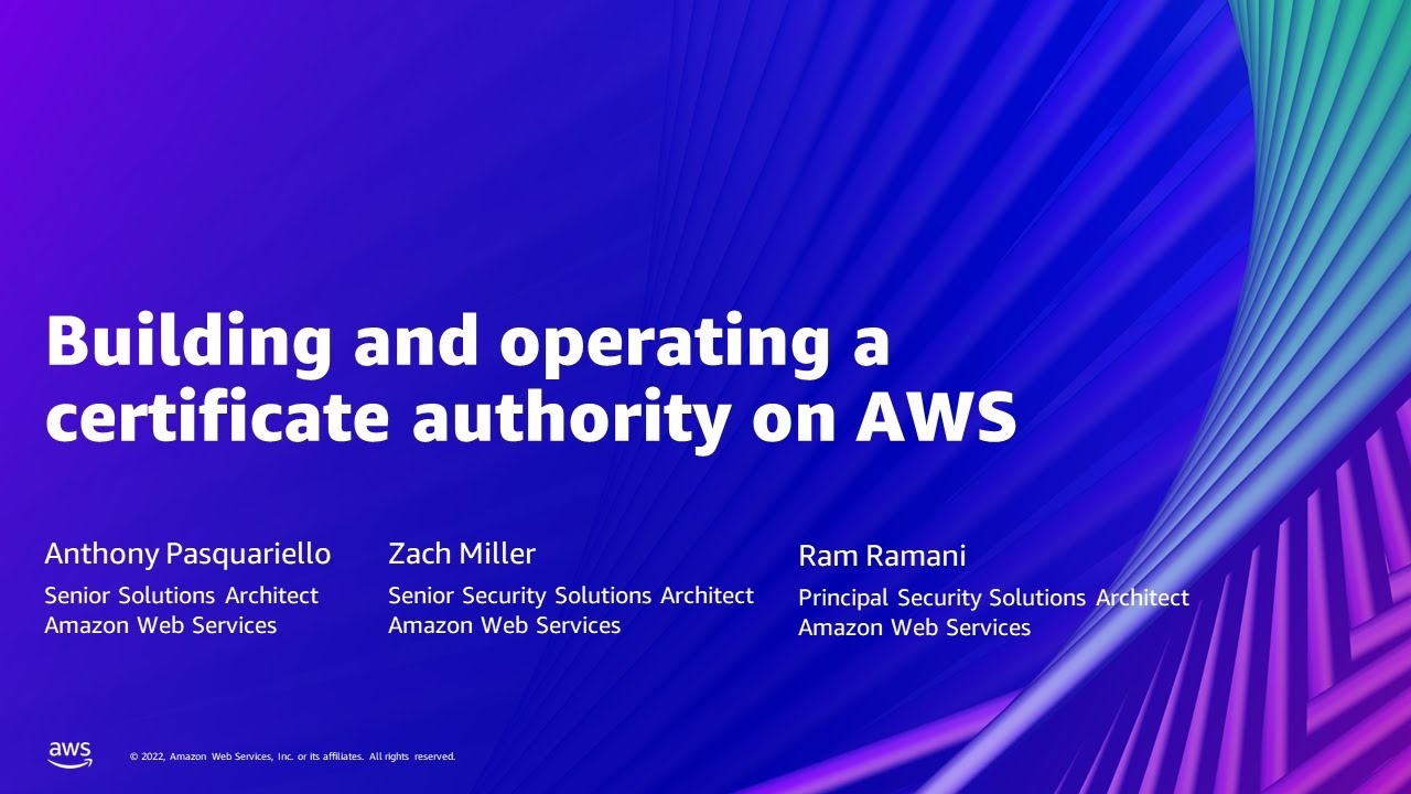 Activating ACM Private Certificate Authority - AWS Virtual Workshop