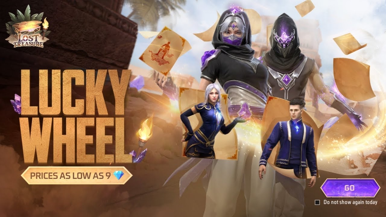NEW LUCKY WHEEL EVENT // FREE FIRE SPEND DIAMOND IN NEW LUCKY WHEEL EVENT 