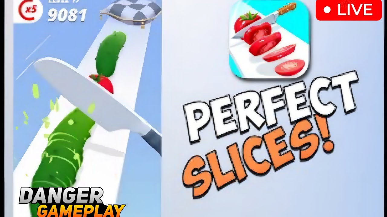 Perfect Slices Live Now 🍎🔪 Gameplay #Live #shortslive