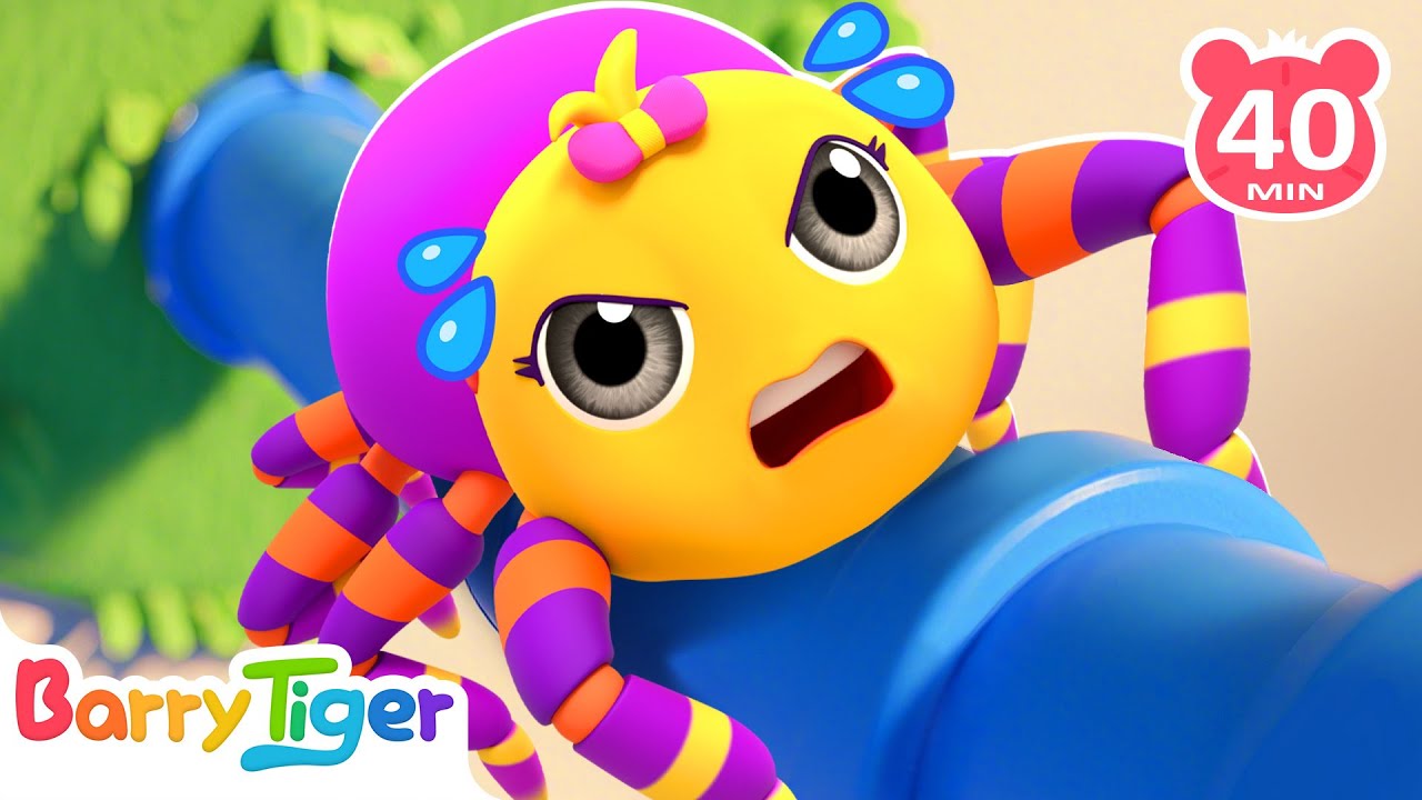 Be Brave Like a Little Hero!🌟Itsy Bitsy Spider & More! | Kids Songs & Nursery Rhymes | BarryTiger