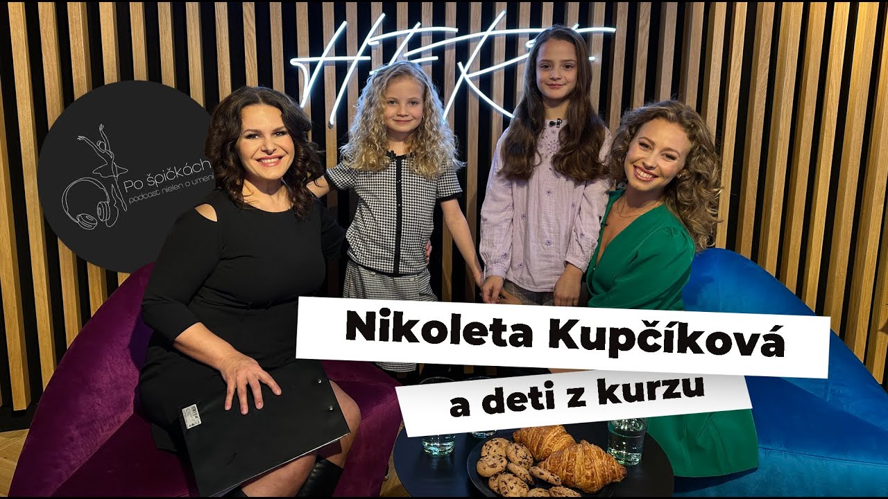 Ako pracovať s deťmi v umeleckom svete | Po špičkách | Nikoleta Kupčíková a deti z Domu umenia
