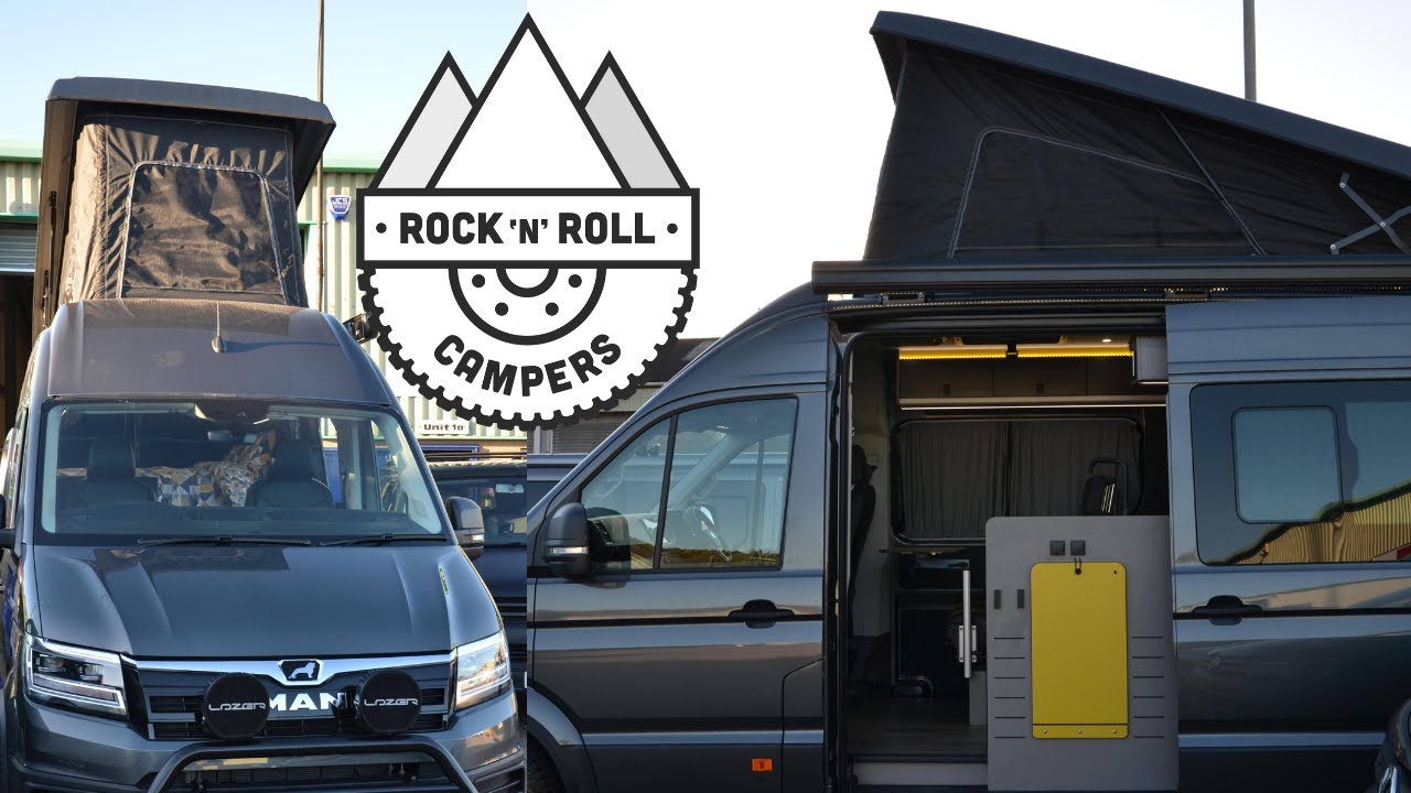 Rock N Roll Campers MWB MAN TGE Adventure VAN with ATEK poptop