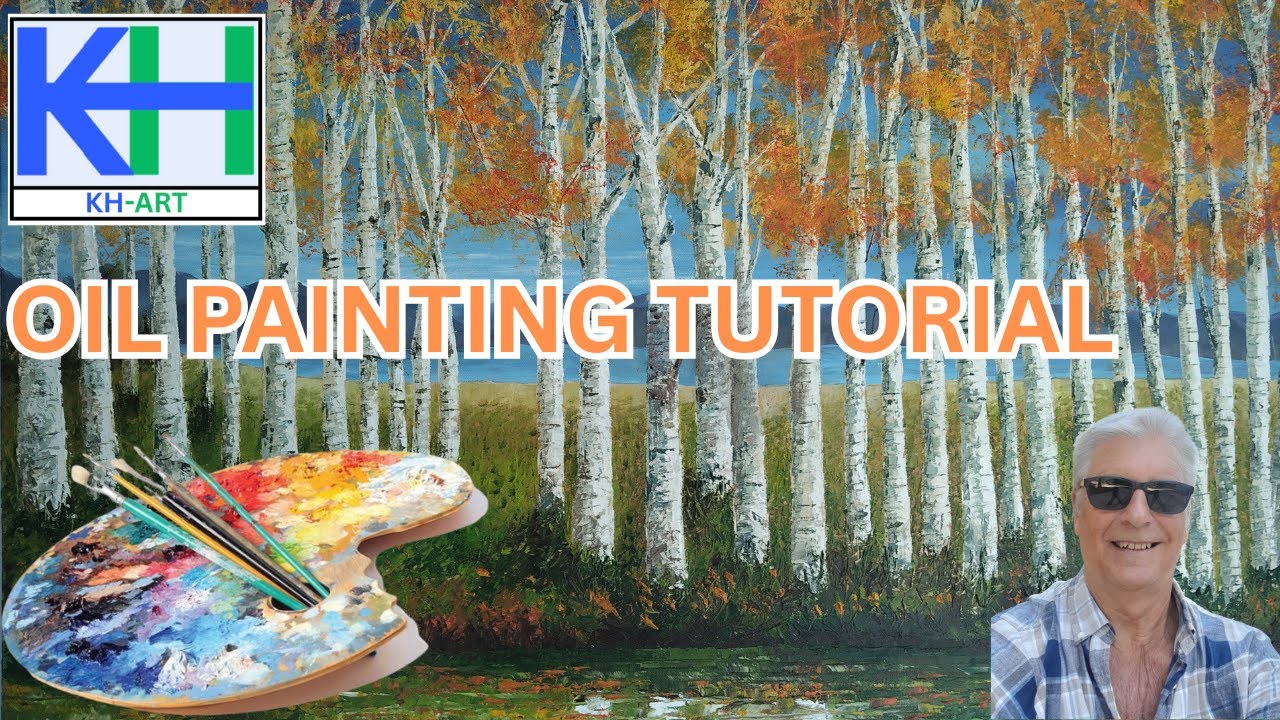 Birch Trees In Autumn ART TUTORIAL