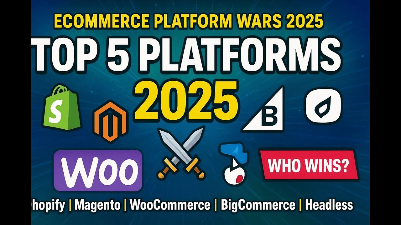 Top 5 Ecommerce Platforms in 2025