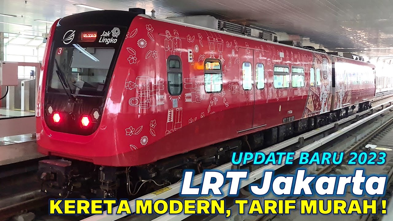 CARA NAIK LRT JAKARTA TERBARU 2023 !! Fulltrip Naik LRT Jakarta, Tarif Murah Sepi Penumpang