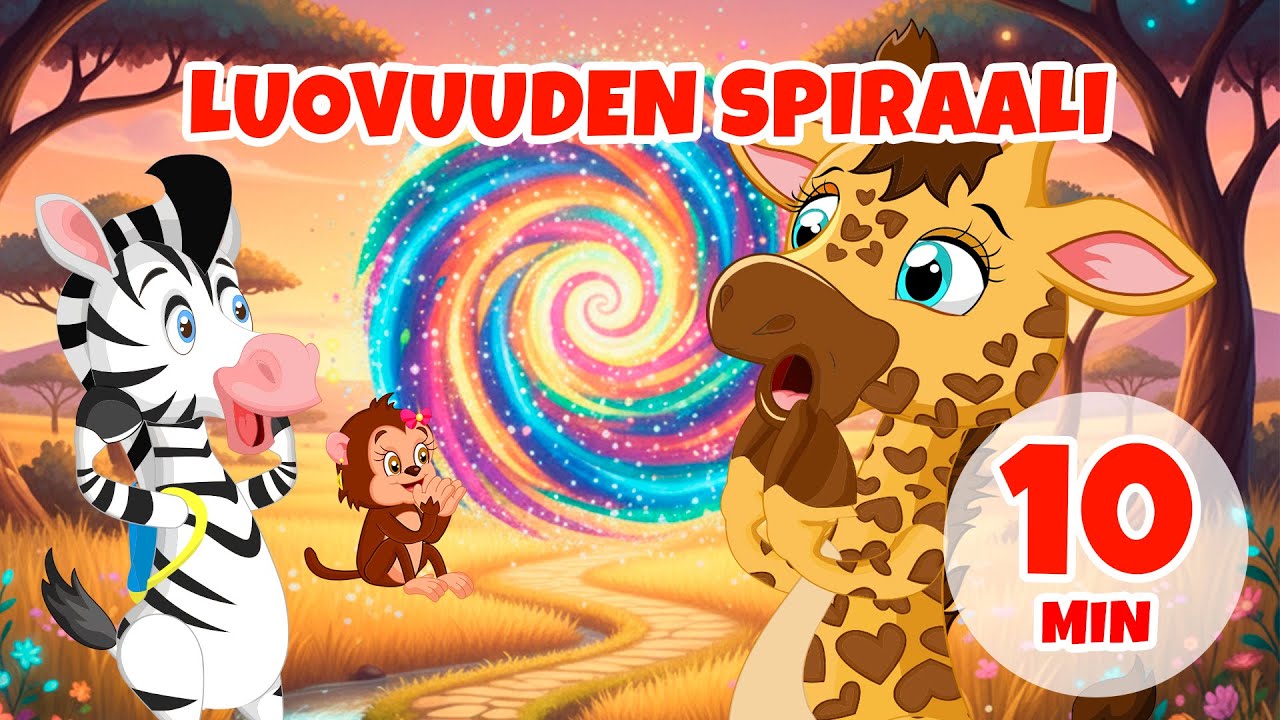Luovuuden spiraali - 10 min Giramille | Lastenlauluja ja lastenloruja