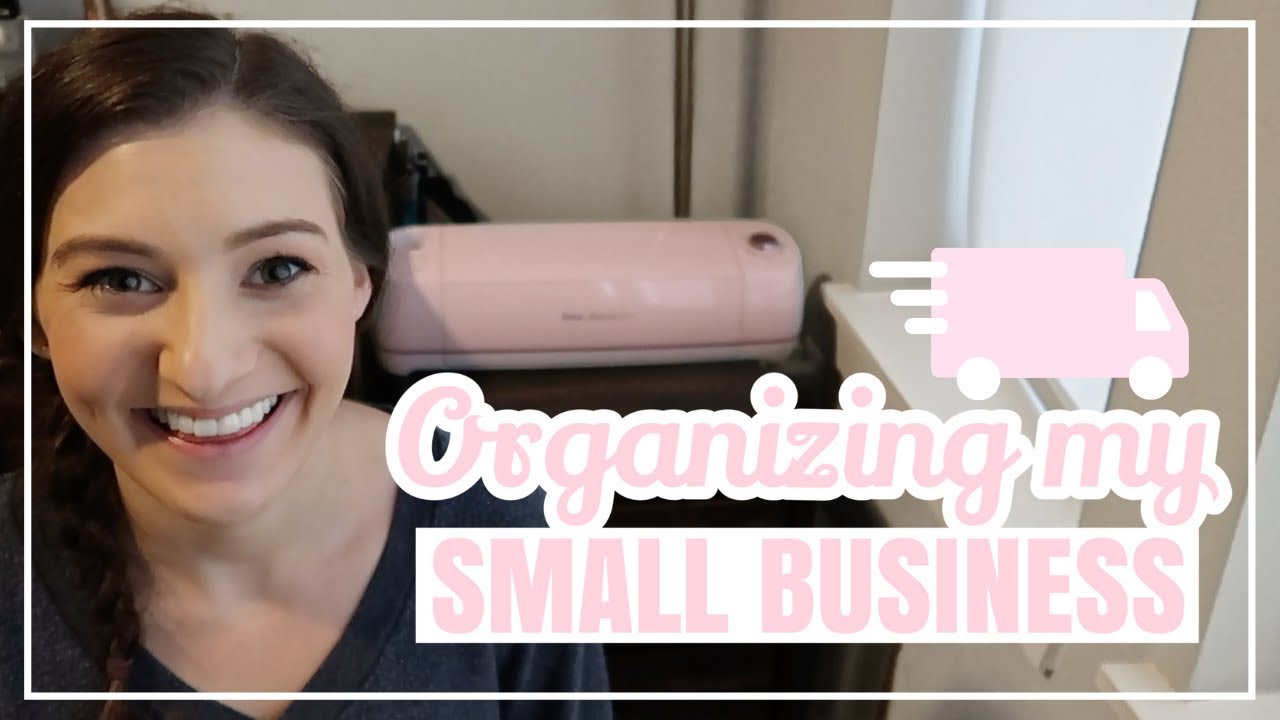ORGANIZING ALL OF MY SMALL BUSINESS SUPPLIES// Sophisticated Organization Entrepreneur Life