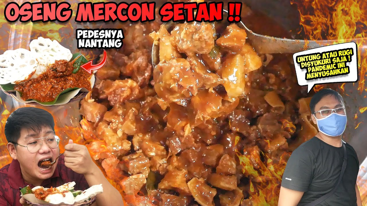 SADISS!!! OSENG MERCON FULL SAMBEL! MURAH ENAK || Sego Tetelan Cak Budi || Koko Buncit