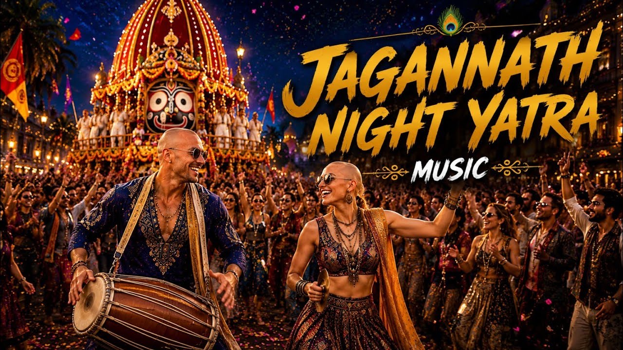 Experience Jagannath Night Yatra ✨ Peaceful Devotional Music #RathYatra