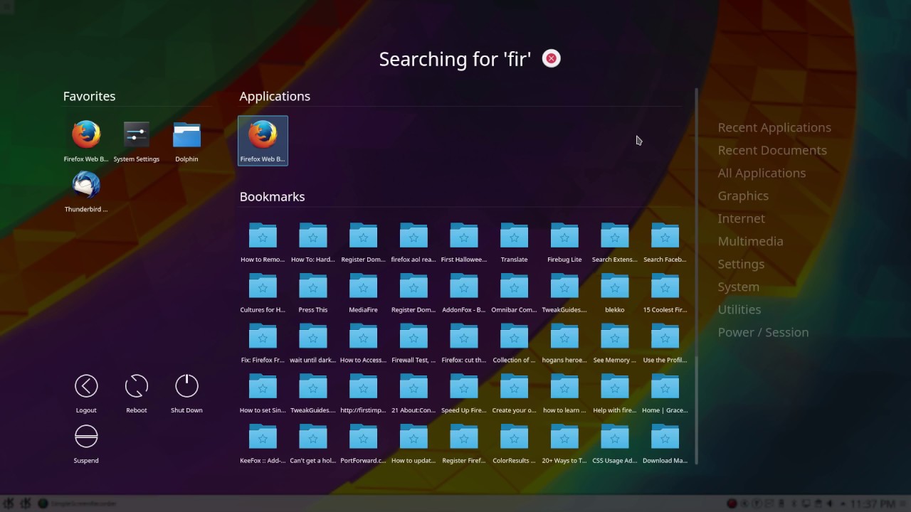 Customizing KDE Plasma 5 - Application Launchers
