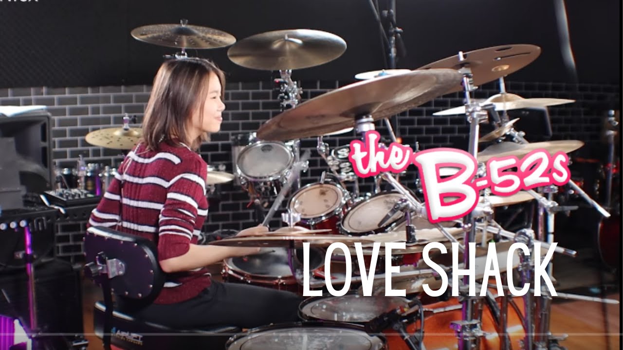 The B-52's - Love Shack | Drum cover by Kalonica Nicx
