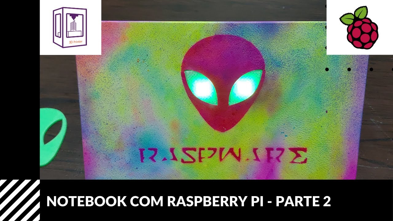 NOTEBOOK COM RASPBERRY PI - PARTE 2 ELETRÔNICA