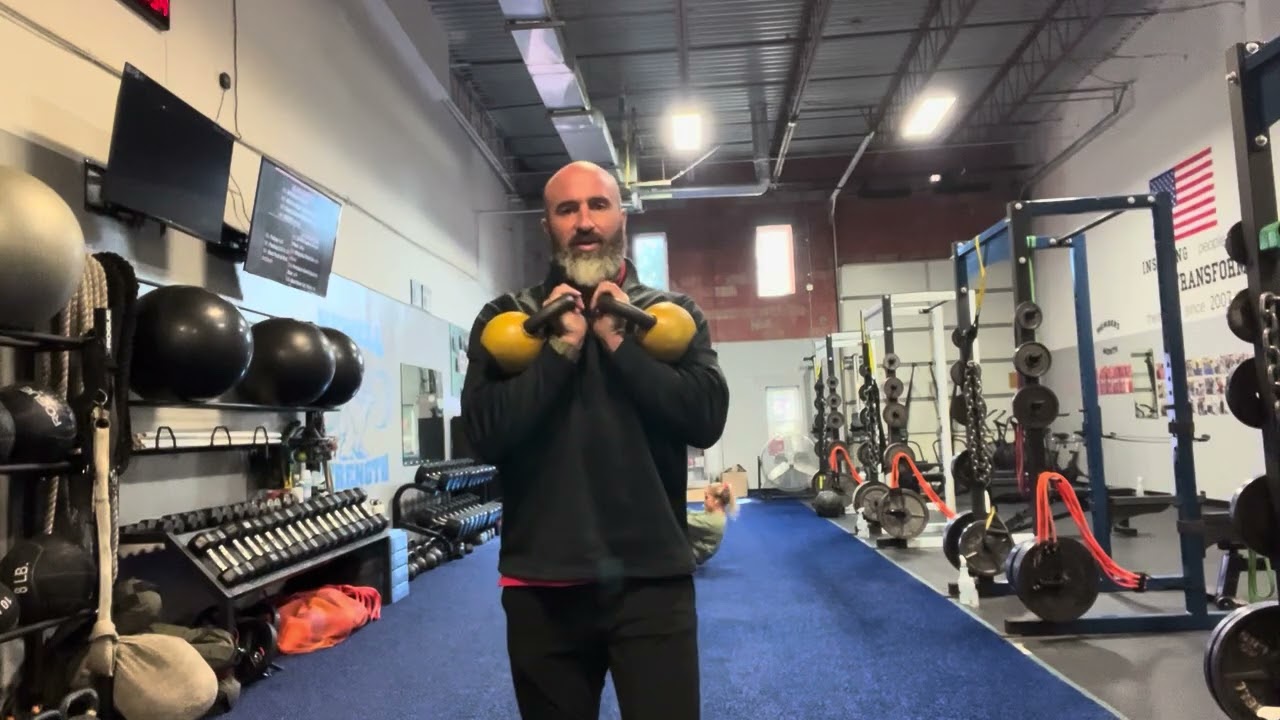 KB Carry Complex (OH, Front Racked, Farmers Carry) All without putting the KB's down