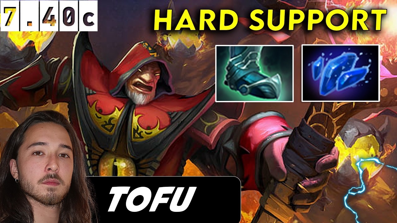 Tofu Warlock Hard Support - Dota 2 Patch 7.40c Pro Player Full Gameplay