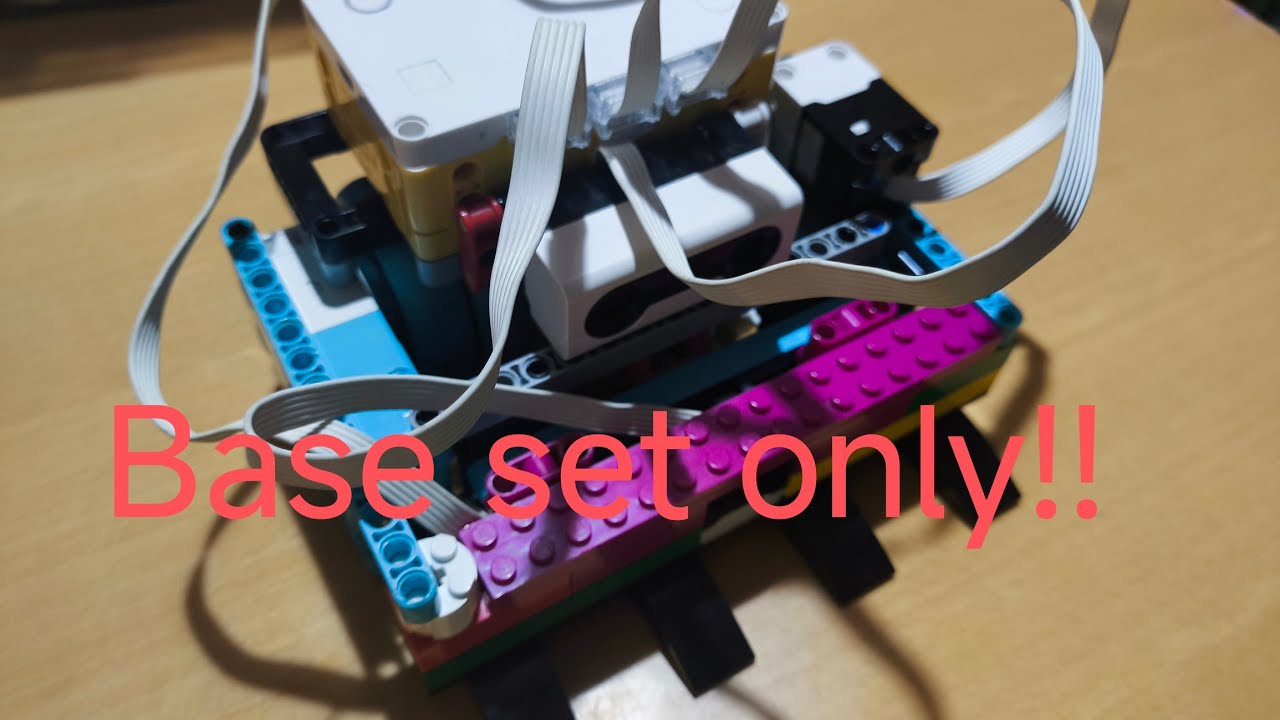 Lego Sumo Bot building instructions | spike prime sumorobot 15x15 parts from base set only