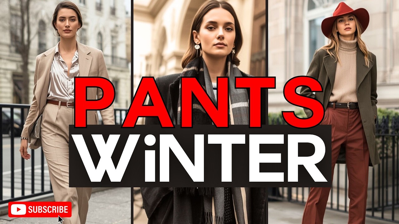 Winter Pants Guide 2026 | 5 Elegant Outfit Formulas (Work → Weekend)