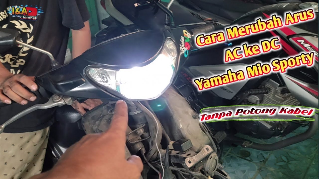 Cara Merubah Arus AC ke DC Yamaha Mio Sporty