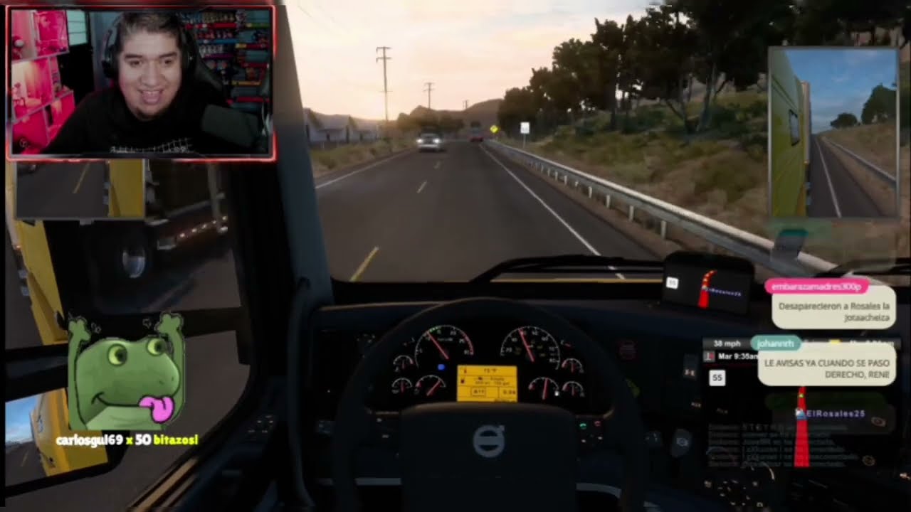 RENEGUL Juega American Truck Simulador con Seguidores