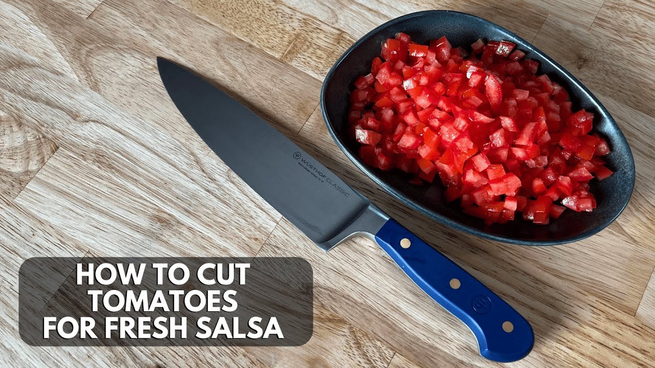 How to Cut a Tomato for Fresh Salsa (no more watery Pico de Gallo!)