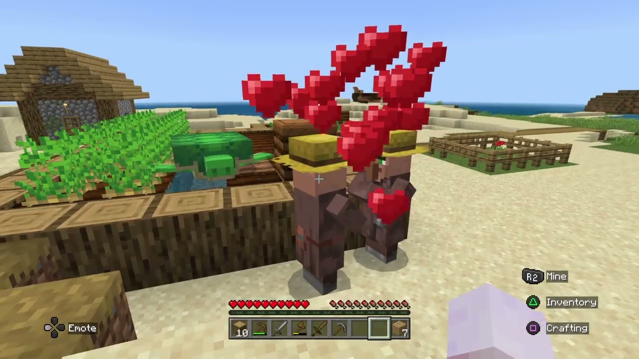 Playing minecraft part 2