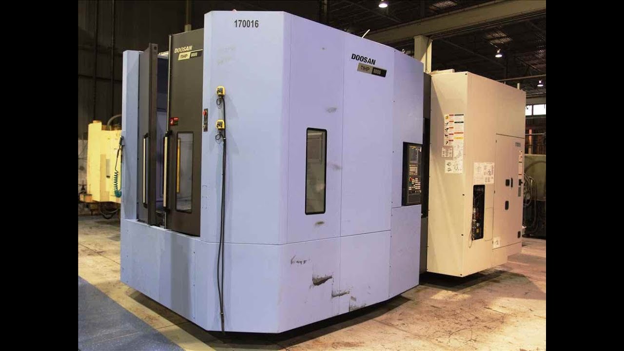 DOOSAN NHP8000 4-AXIS CNC HORIZONTAL MACHINING CENTER